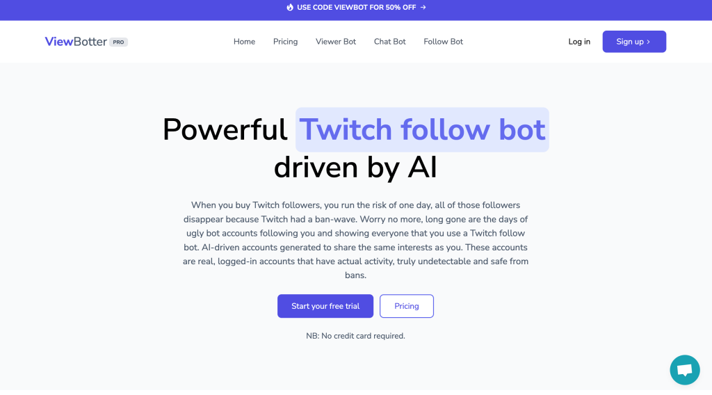 Viewbotter.com - the best way to buy twitch followers